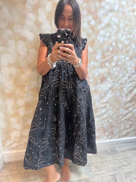 Studio Sequin Embellished  Midi Dress
