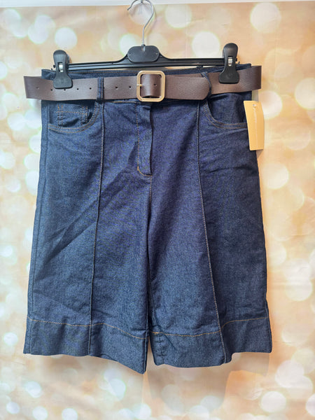 Denim Wide leg Shorts