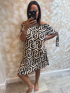 Silky Bardot Dress