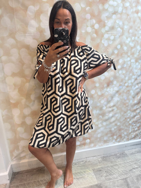 Silky Bardot Dress