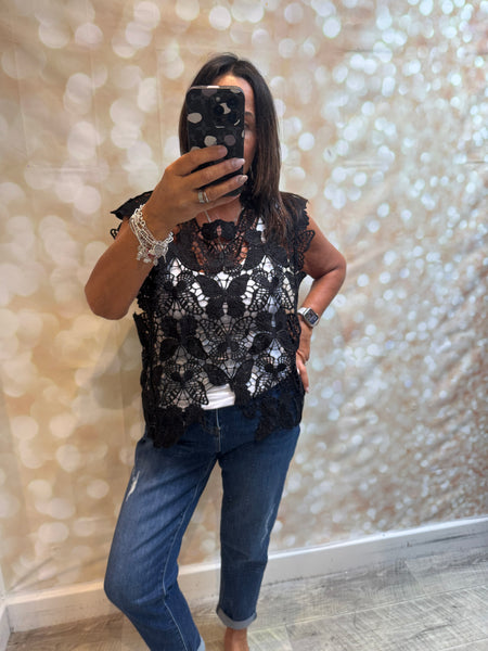 Butterfly Cut Out Top