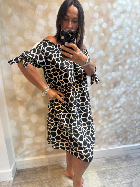 Silky Bardot Dress
