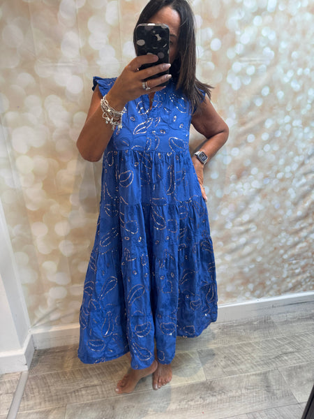 Studio Sequin Embellished  Midi Dress