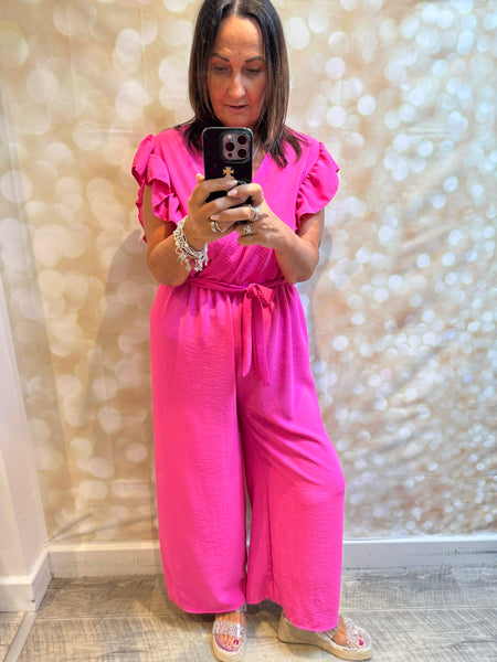 Wrap Over Palazzo Jumpsuit