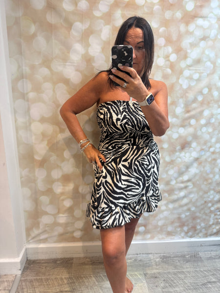 Bandeau Top Skort Playsuit