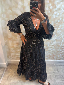 Studio Sequin Embellished  Maxi Dress