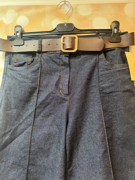 Denim Wide leg Shorts