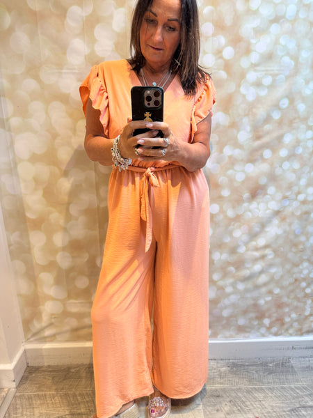 Wrap Over Palazzo Jumpsuit