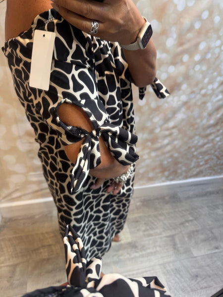 Silky Bardot Dress