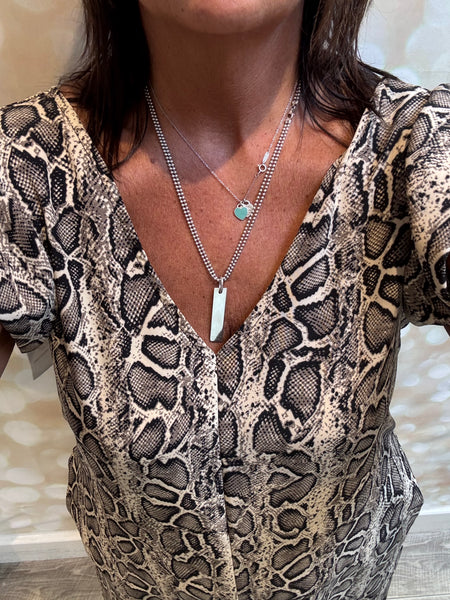 Silky Animal Playsuit