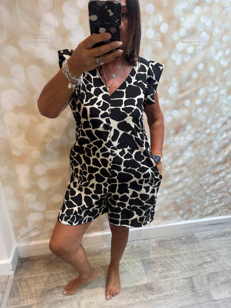 Silky Animal Playsuit
