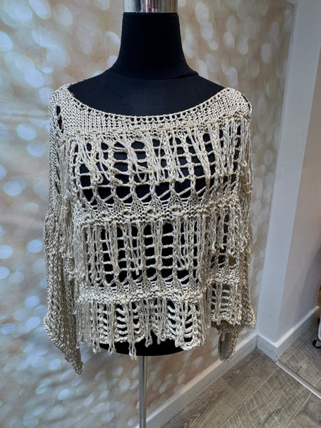 Boxy Fringed jumper