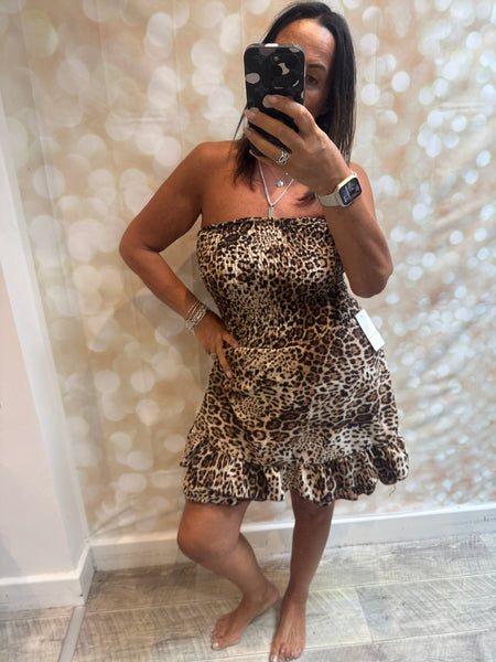 Bandeau Top Skort Playsuit