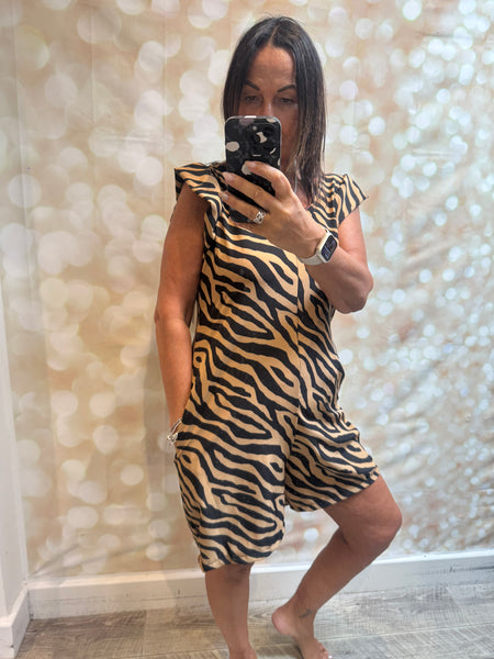 Silky Animal Playsuit