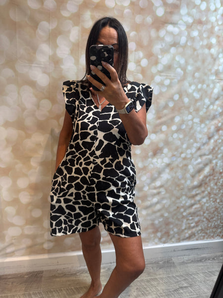 Silky Animal Playsuit