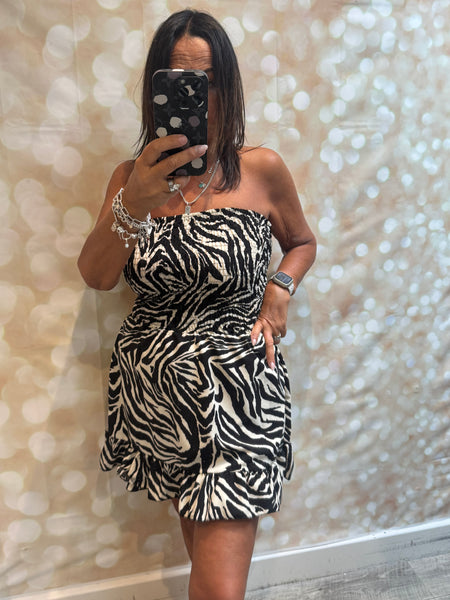 Bandeau Top Skort Playsuit