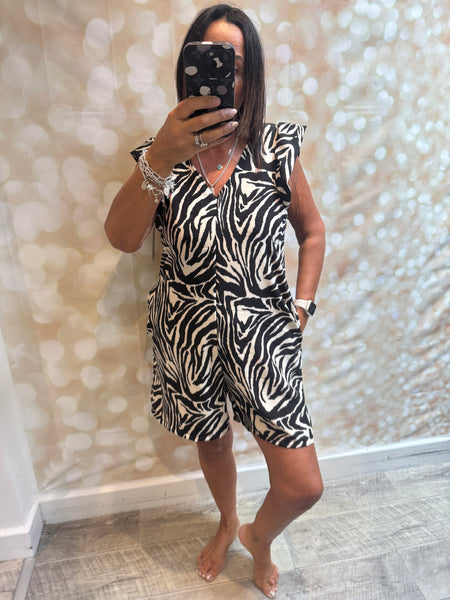 Silky Animal Playsuit