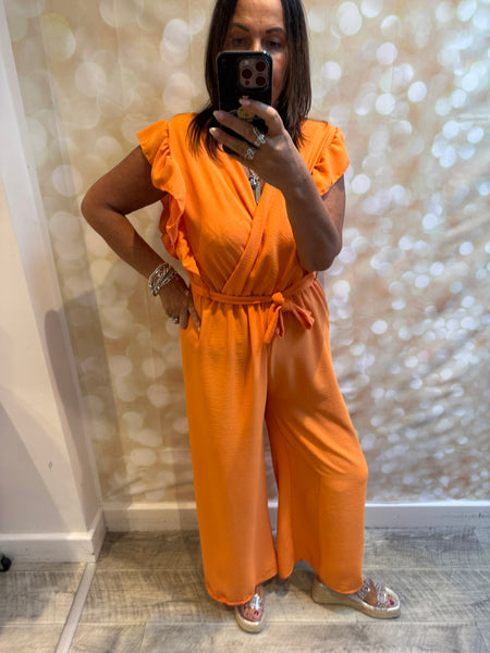 Wrap Over Palazzo Jumpsuit