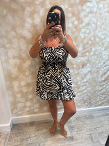 Bandeau Top Skort Playsuit