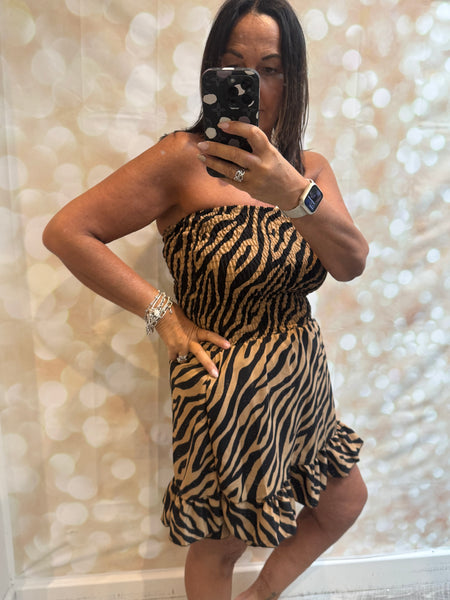 Bandeau Top Skort Playsuit