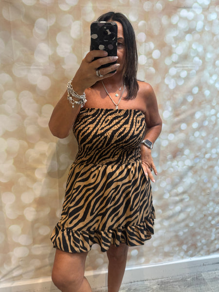 Bandeau Top Skort Playsuit