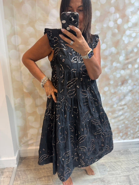 Studio Sequin Embellished  Midi Dress